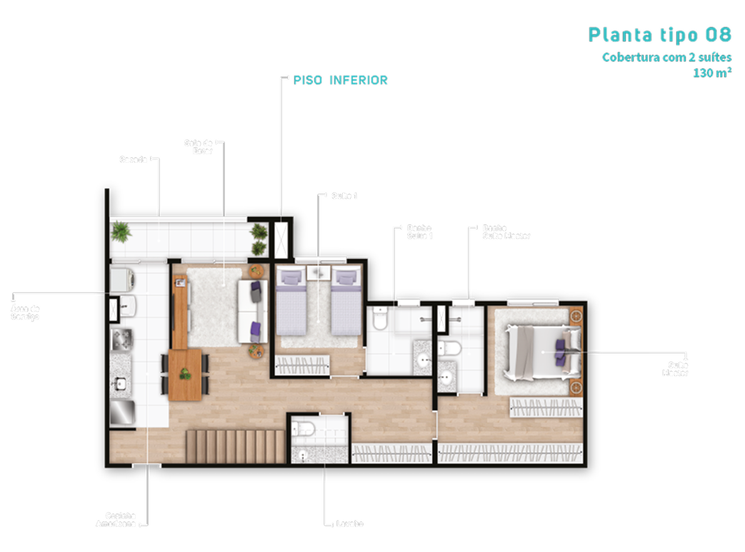 Planta tipo 08